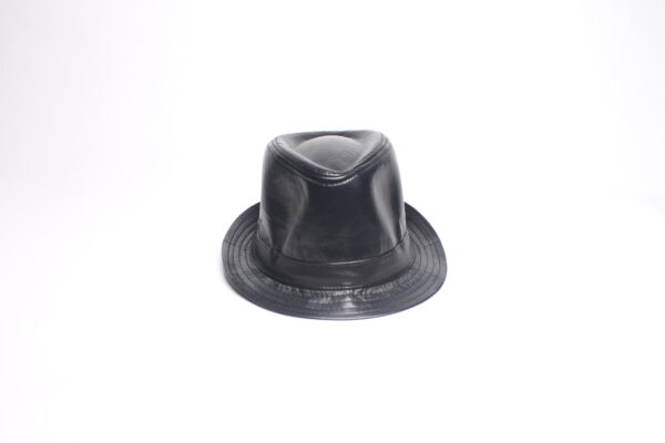 Modern Style Faux Leather Derby/ Black