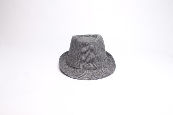 Modern Style Tweed Derby/ Grey