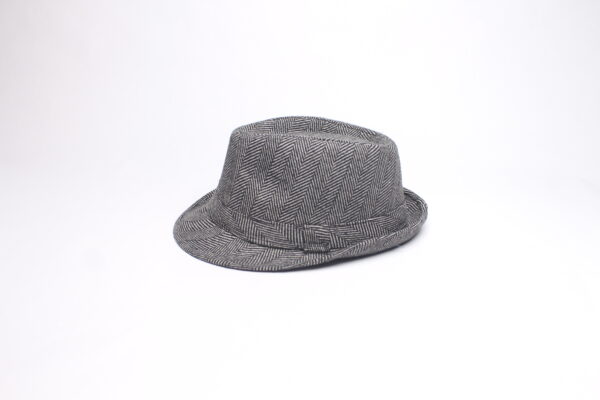 Modern Style Tweed Derby/ Grey