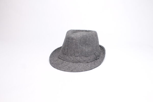 Modern Style Tweed Derby/ Grey