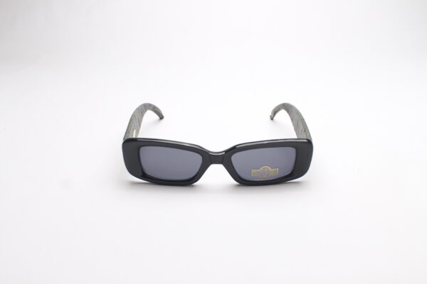 Faux Leather Reptile Print/ Rectangle Army Green