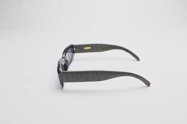 Faux Leather Reptile Print/ Rectangle Army Green