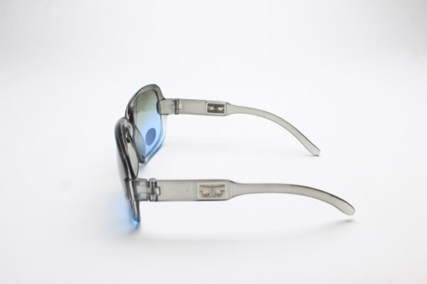 Big Frame Hearts Black & Blue Lens Transparent Frame