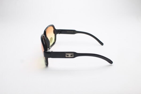 Big Frame Hearts Orange Lens Black Frame