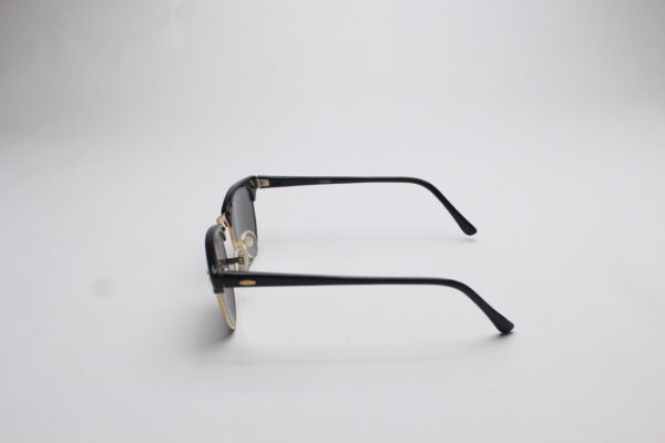 Browline Black & Gold Trim/  Mirror Tint Lens