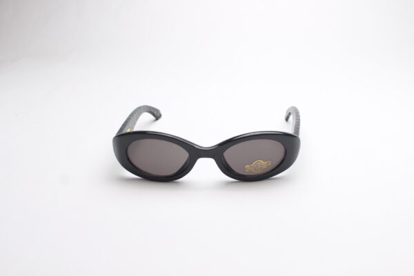 Faux Leather Reptile Print Frames/ Oval Black