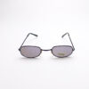 Wire Frame Black/ Oval Black Lens