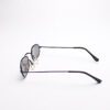 Wire Frame Black/ Oval Black Lens