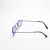 Wire Frame Black/ Rectangle Purple Lens