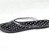 Polka Dot Jelly Sandal/ Black & White