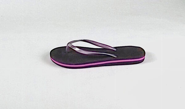 Flip Flop/ Black & Purple