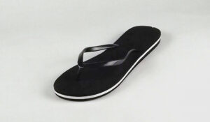 Blk N Wht Flip Flop Slant_lzn Flip Flop/ Black & White