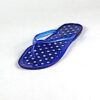 Polka Dot Jelly Sandal/Blue & White