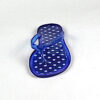 Polka Dot Jelly Sandal/Blue & White