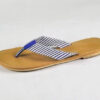 Stripe Sandal/ Blue & White