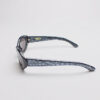 Faux Leather Reptile Print Frames/ Oval Bluish