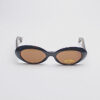 Faux Leather Leopard Print Frames/Oval Bronze