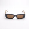 Faux Leather Reptile Print Frames/ Rectangle Caramel