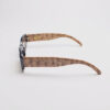 Faux Leather Reptile Print Frames/ Rectangle Caramel