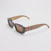 Faux Leather Reptile Print Frames/ Rectangle Caramel