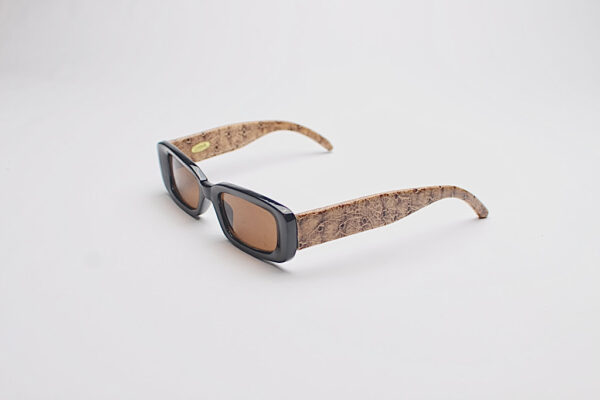 Faux Leather Reptile Print Frames/ Rectangle Caramel