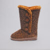Cheetah Print Button Up Boots