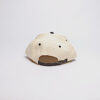 Leather Strap/ Natural with Blk Suede Brim