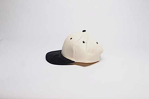 Leather Strap/ Natural with Blk Suede Brim