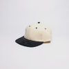 Leather Strap/ Natural with Blk Suede Brim