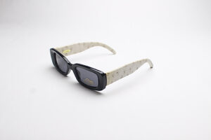 Cream Rectangle Faux Leather Reptile Print Frames Slant_lzn Faux Leather Reptile Print/Rectangle Cream