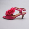 Flower Top Heel/ Pink