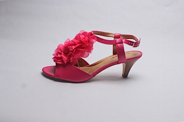Flower Top Heel/ Pink