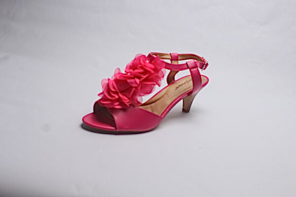 Flower Top Heel/ Pink