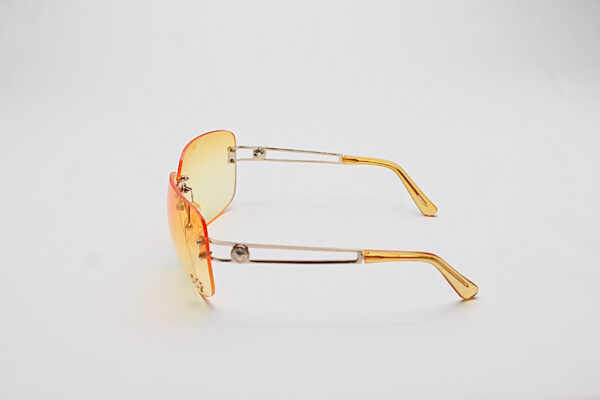 Geometric Hearts  Orange Lens