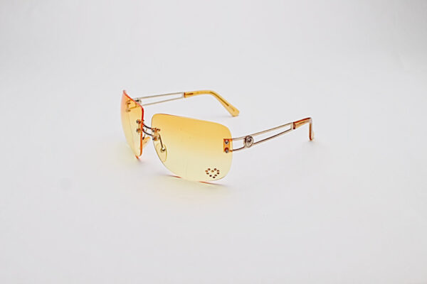 Geometric Hearts  Orange Lens