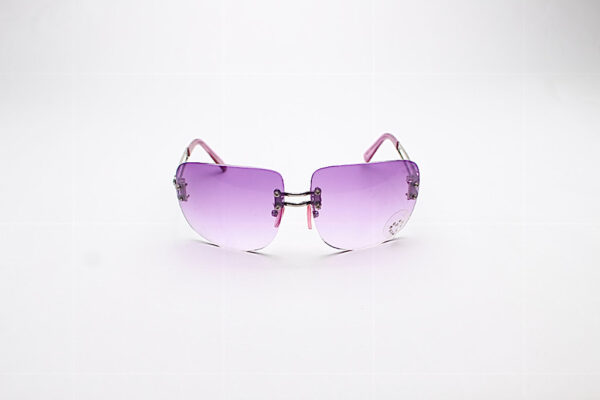Geometric Hearts  Purple Lens