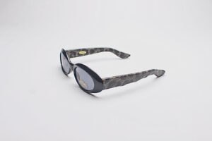 Grey & Black Oval Faux Leather Leopard Print Frames Slant_lzn Faux Leather Leopard Print/ Oval Grey & Black