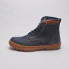 Levi's Blue Denim Brown Trim Boots