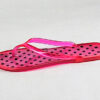 Polka Dot Jelly Sandal/ Pink & Black