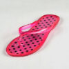 Polka Dot Jelly Sandal/ Pink & Black