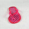 Polka Dot Jelly Sandal/ Pink & Black