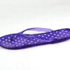 Polka Dot Jelly Sandal/ Purple & White