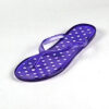 Polka Dot Jelly Sandal/ Purple & White