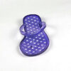 Polka Dot Jelly Sandal/ Purple & White