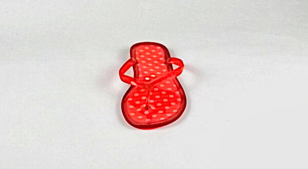 Polka Dot Jelly Sandal/ Red & White