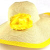 Sun Hat/ Tan & Yellow