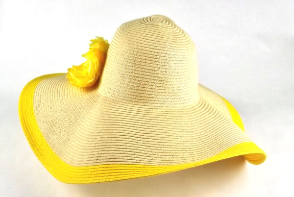 Sun Hat/ Tan & Yellow