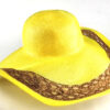 Sun Hat/ Yellow & Brown