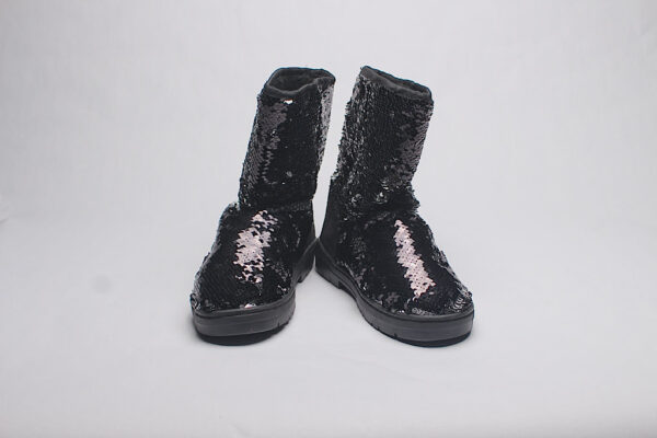 Sequin Boots/ Black