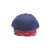 Snap Back/ Blue with Red Reptile Brim